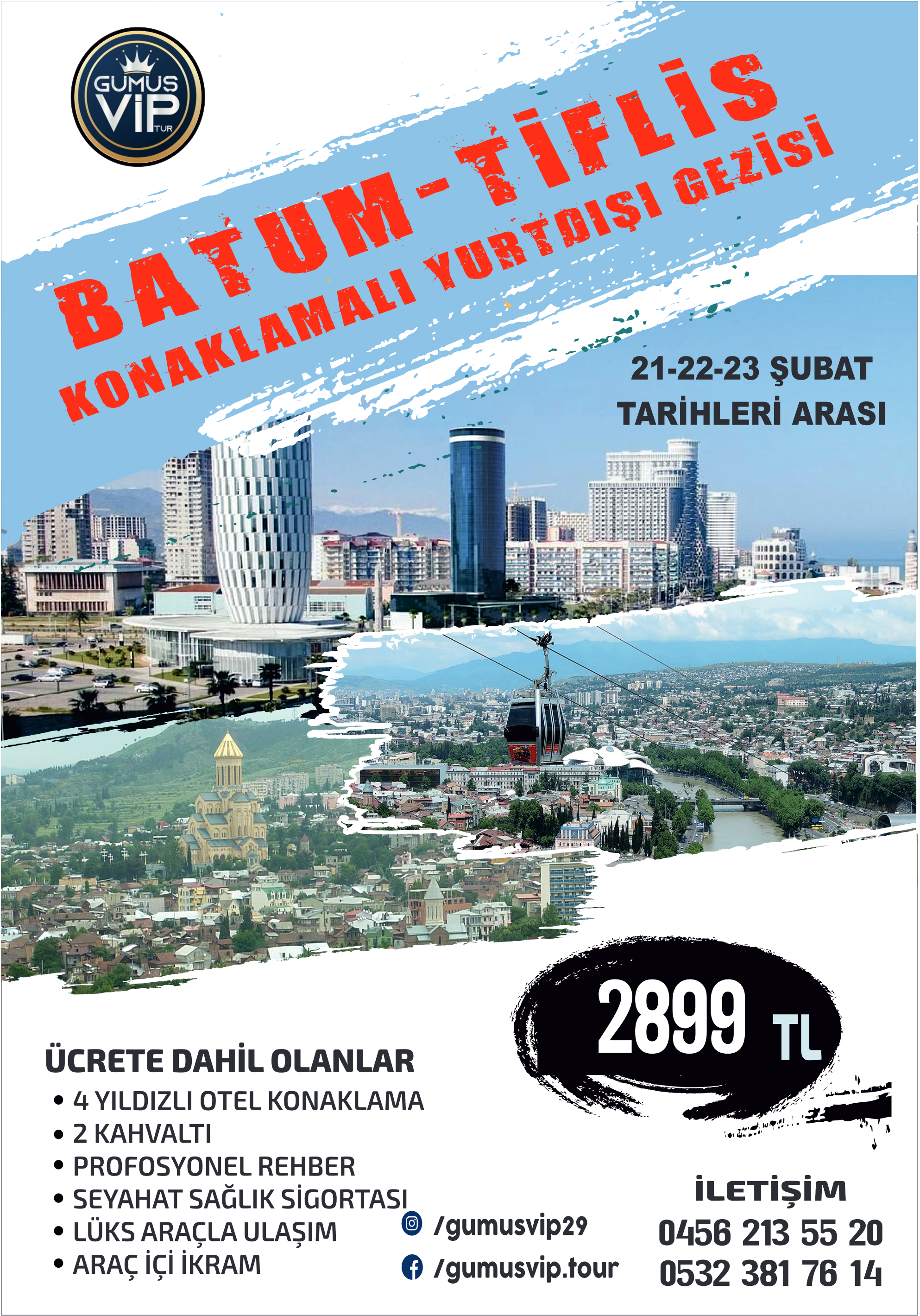 21 ŞUBAT 2025 CUMA BATUM-TİFLİS TURU